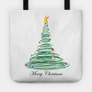 Christmas tree Tote