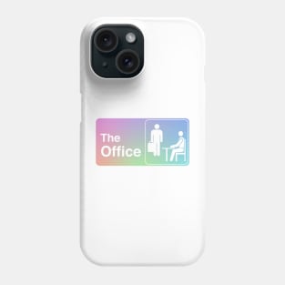 "The Office" Rainbow Pastel Logo Phone Case