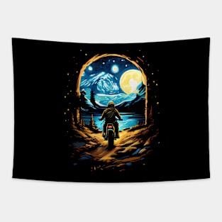 Dreamy Biker Tapestry