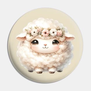 Adorable Baby Sheep Pin