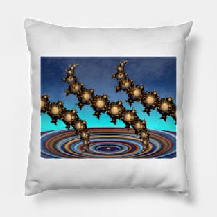 Kleinian Caterpillars Dancing at Dusk Pillow