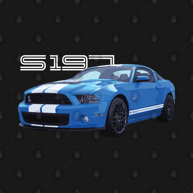 S197 SHELBY GT500 COBRA Mustang GT 5.0L V8 GRABBER BLUE by cowtown_cowboy