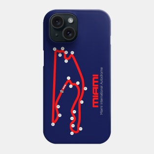 Miami Track Graphic Phone Case