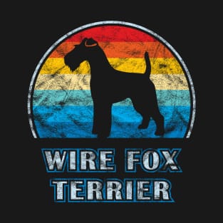 Wire Fox Terrier Vintage Design Dog T-Shirt