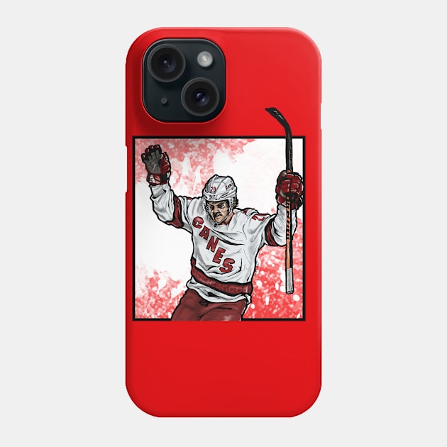 Aho in white B Phone Case by Nate Gandt