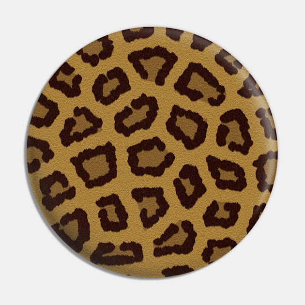 Leopard Skin Texture Pin by Roufxis