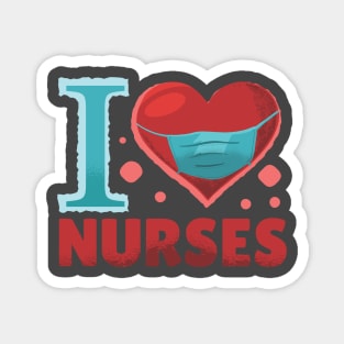 I Love Nurses Magnet