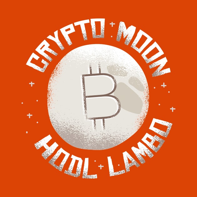 Crypto Moon Hodl  Lambo Graphic Tee by vexeltees