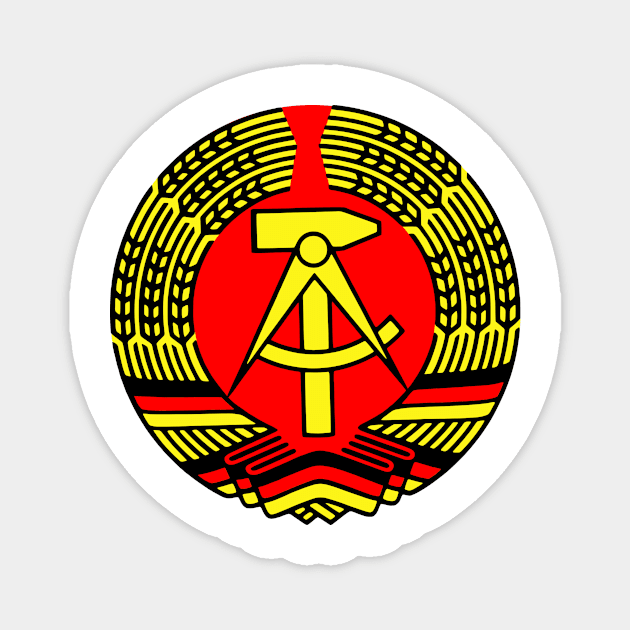 Coat of arms of East Germany Magnet by impacteesstreetwear