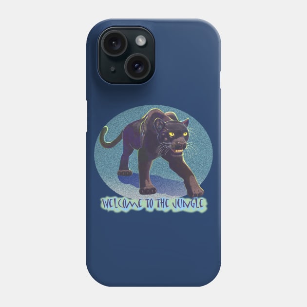 Welcome To The Jungle Phone Case by Toonicorn