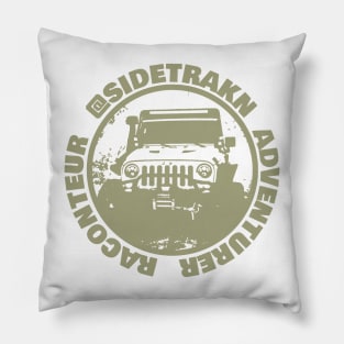 Sidetrakn Khaki Logo Pillow