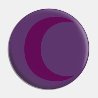 Crescent (purple) Pin