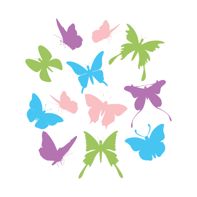 Butterfly Confetti by SWON Design