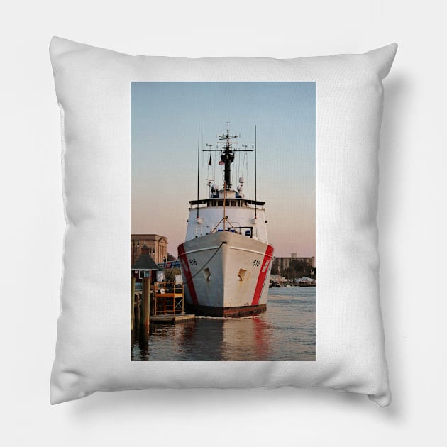 Front End Of Ship Pillow by Cynthia48