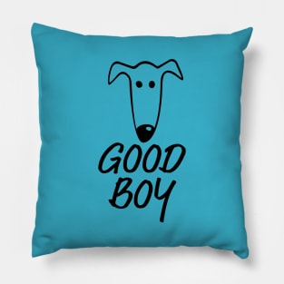Greyhound Good Boy Pillow