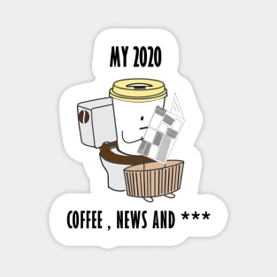 my 2020 coffee news and ... Magnet