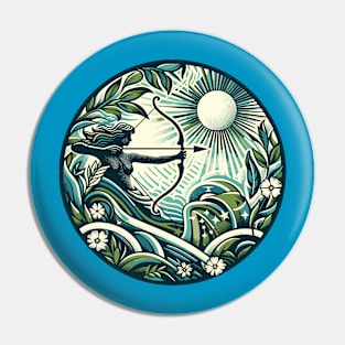 "Sagittarius Celestial Symphony" - Zodiac Horoscope Star Signs Pin