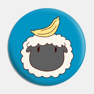 Banana Sheep Face Pin