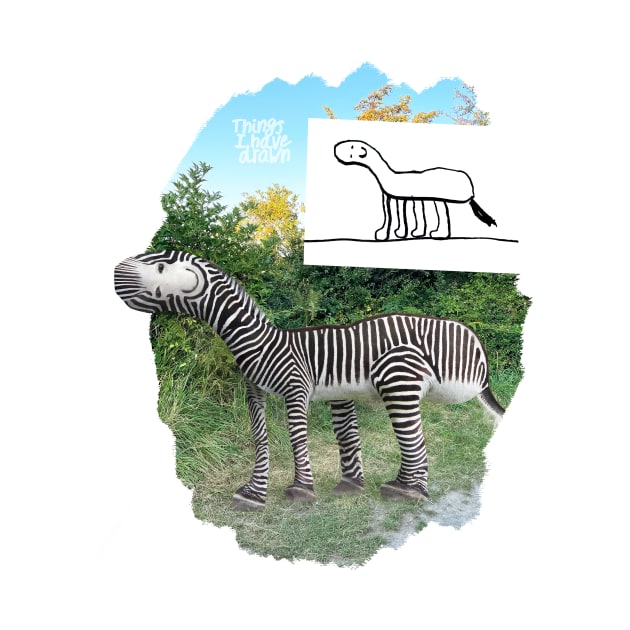 Happy Zebra / Splat Design by Things I Have Drawn
