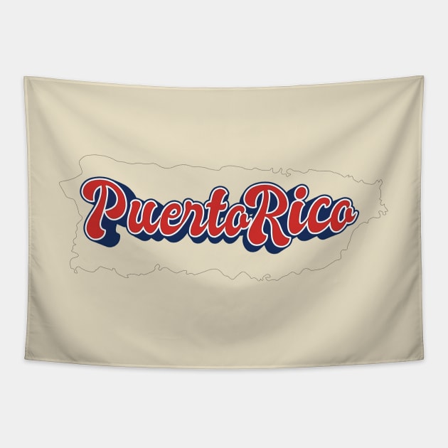 Puerto Rico, Borinquen Boricua pride, isla del encanto Tapestry by laverdeden