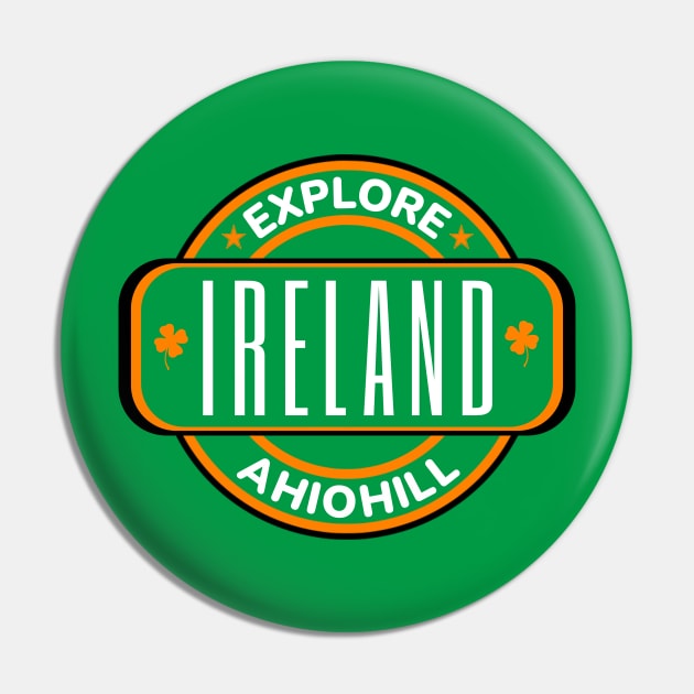 Ahiohill, Ireland - Irish Town Pin by Eire