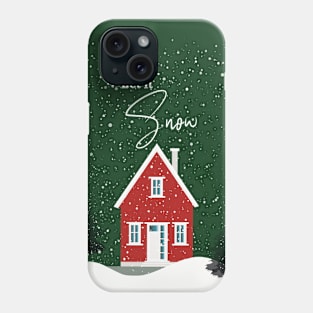 Christmas House - Let it Snow Phone Case