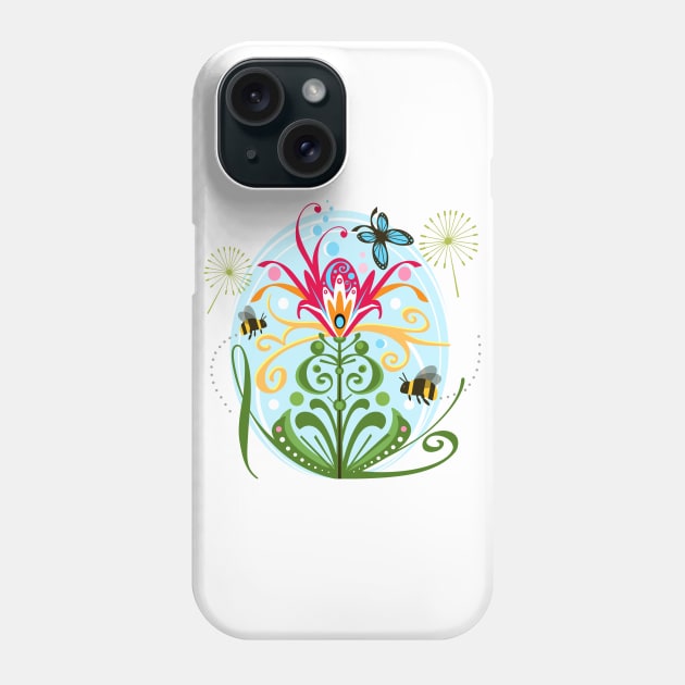 Flower Phone Case by AdrianaStore