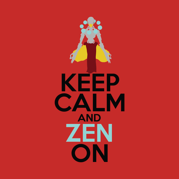 Keep Calm and Zen On by WinterWolfDesign