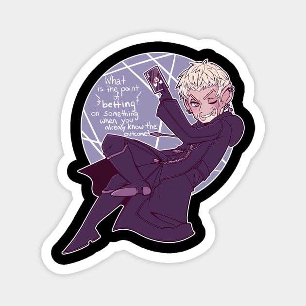 Kh3 Countdown 13 Days Of Darkness Luxord Magnet by TaivalkonAriel