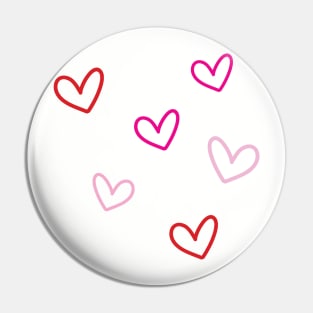 Hearts Pin