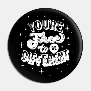 Be Different Pin