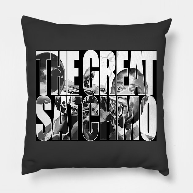 The Great Satchmo Pillow by Blended Designs