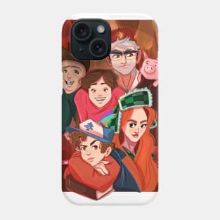 Gravity Twins Phone Case