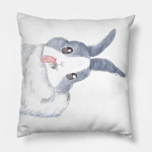 PEAK A BOO RABBIT Pillow