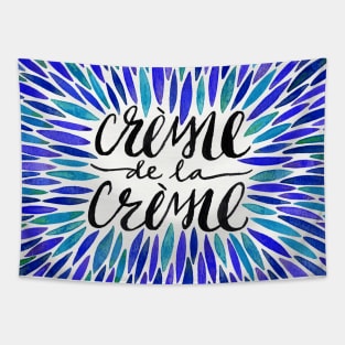 Blue Creme De Le Creme Tapestry