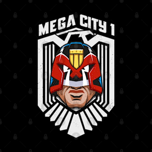 Mega city One justice badge by Playground