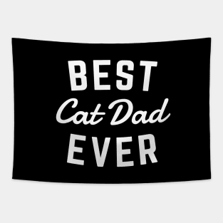 Best Cat Dad Ever Tapestry
