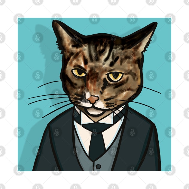 Butler Cat by chawlie