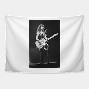 Susanna Hoffs BW Photograph Tapestry