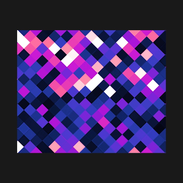 Genderfluid Pride Checkered Squares Gradient by VernenInk