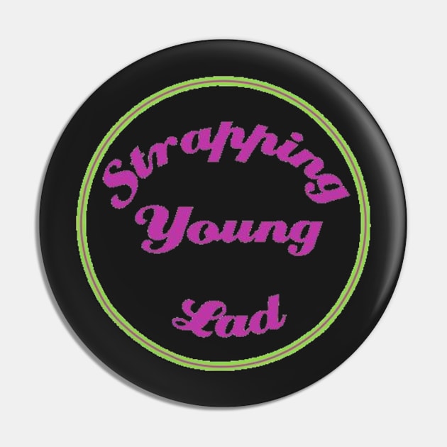 Strapping Young Lad Emblem Pin by lantheman