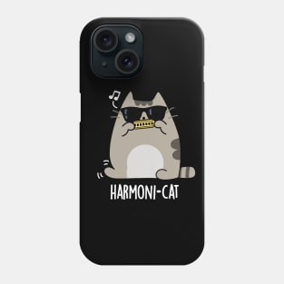 Harmoni-cat Cute Harmonica Cat Pun Phone Case