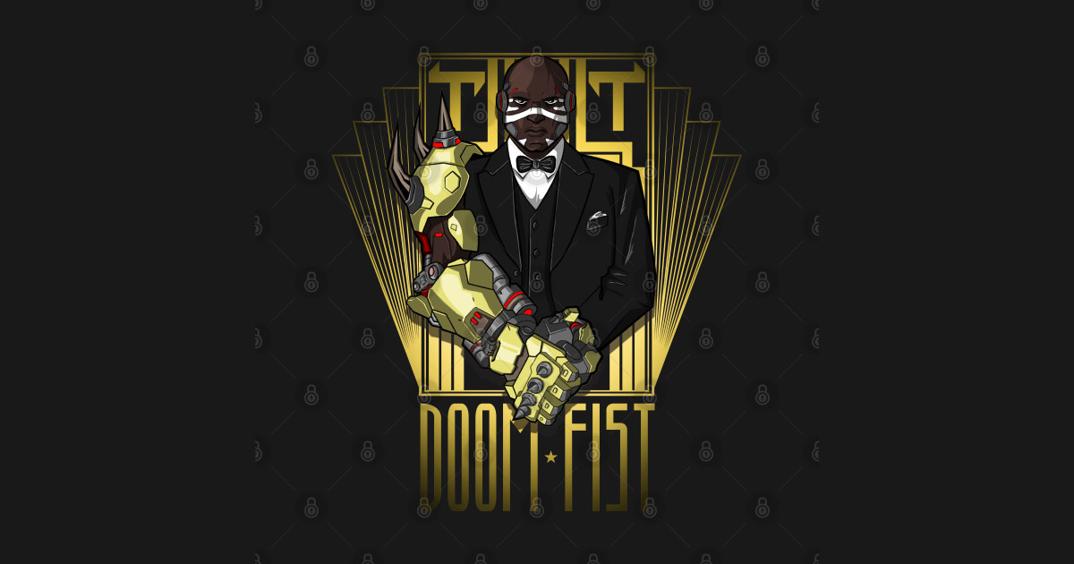 The Great Doomfist (w/color) - Doomfist - T-Shirt | TeePublic