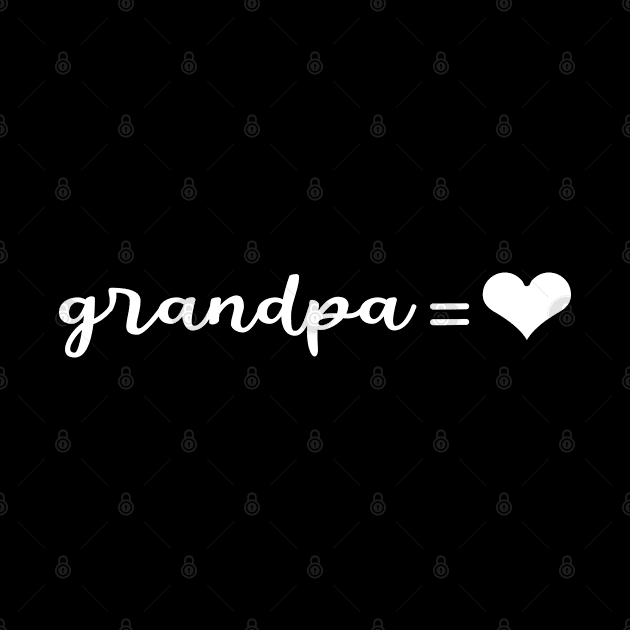 Grandpa = love by Katarinastudioshop