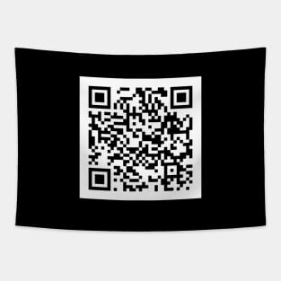 Rick Roll QR Code Tapestry