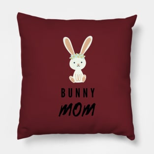 BUNNY MOM Pillow