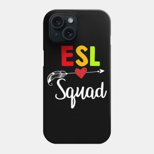 Esl Squad Teacher Back To School Phone Case