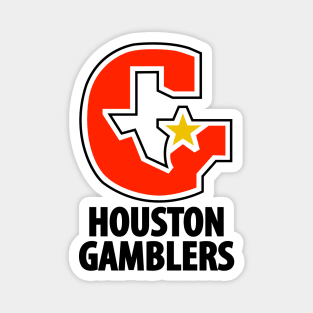 DEFUNCT - HOUSTON GAMBLERS Magnet