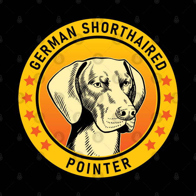 German Shorthaired Pointer Dog Portrait by millersye