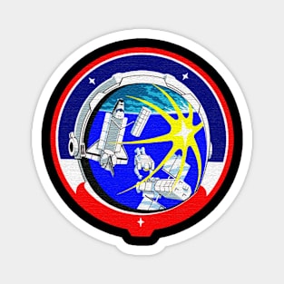 Black Panther Art - NASA Space Badge 113 Magnet